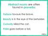 Abstract Nouns - KS2 Teaching Resources (slide 4/12)